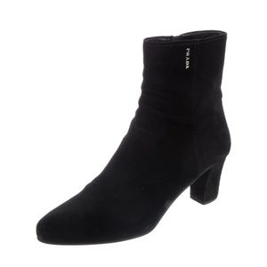 PRADA Suede Booties